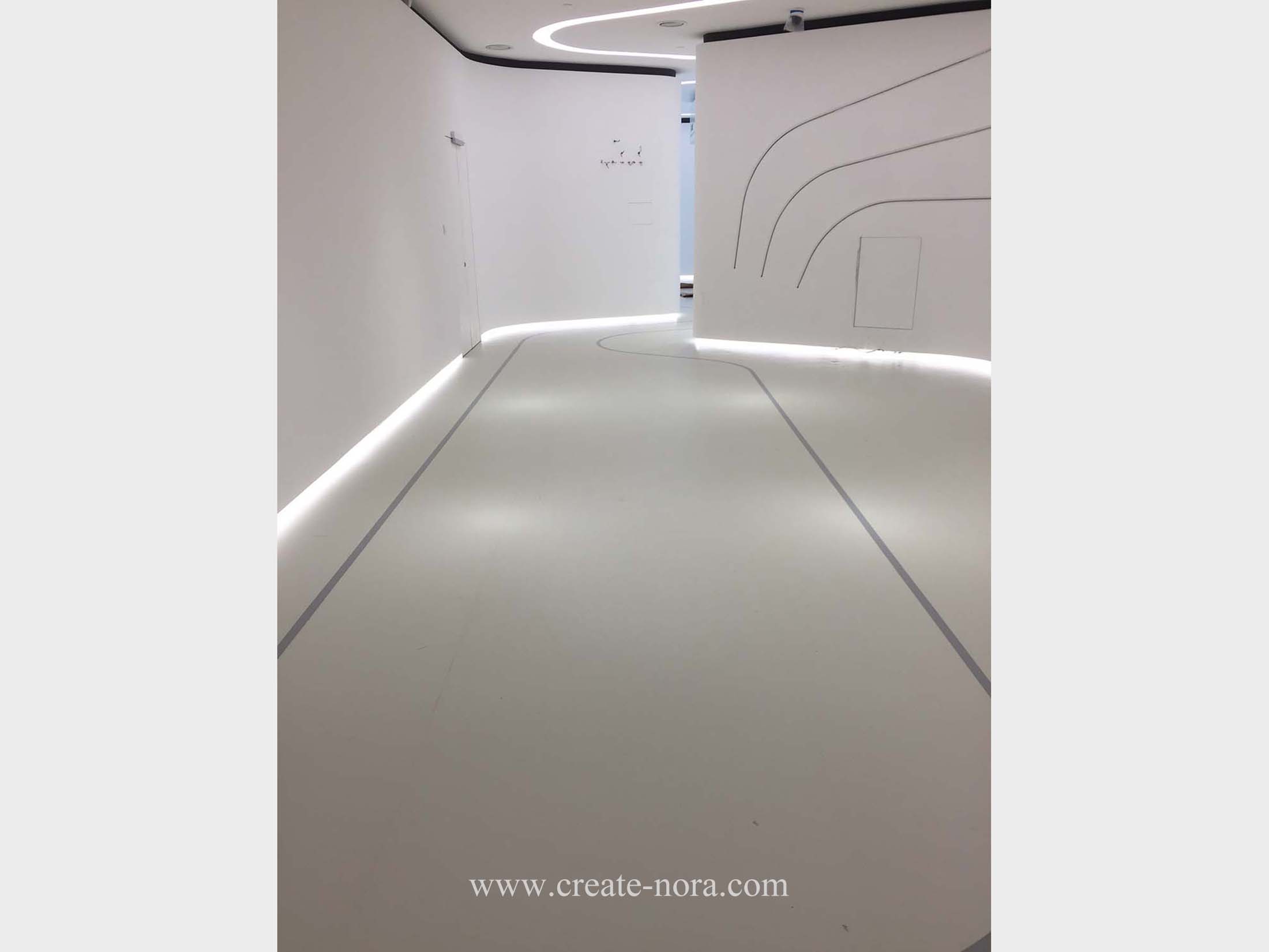 the photo of nora rubber flooring in Goldwind Exhisibition Center 2
